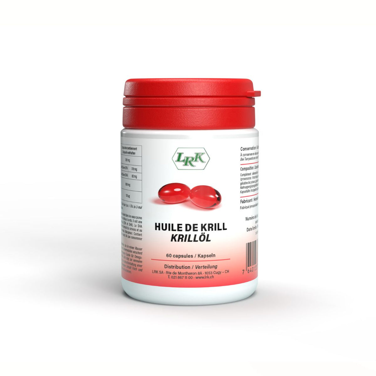 Huile de Krill LRK 60 capsules