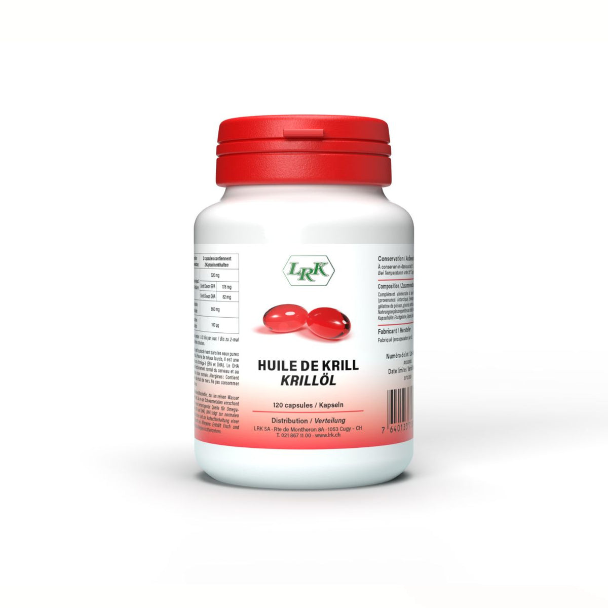 Huile de Krill LRK 120 capsules