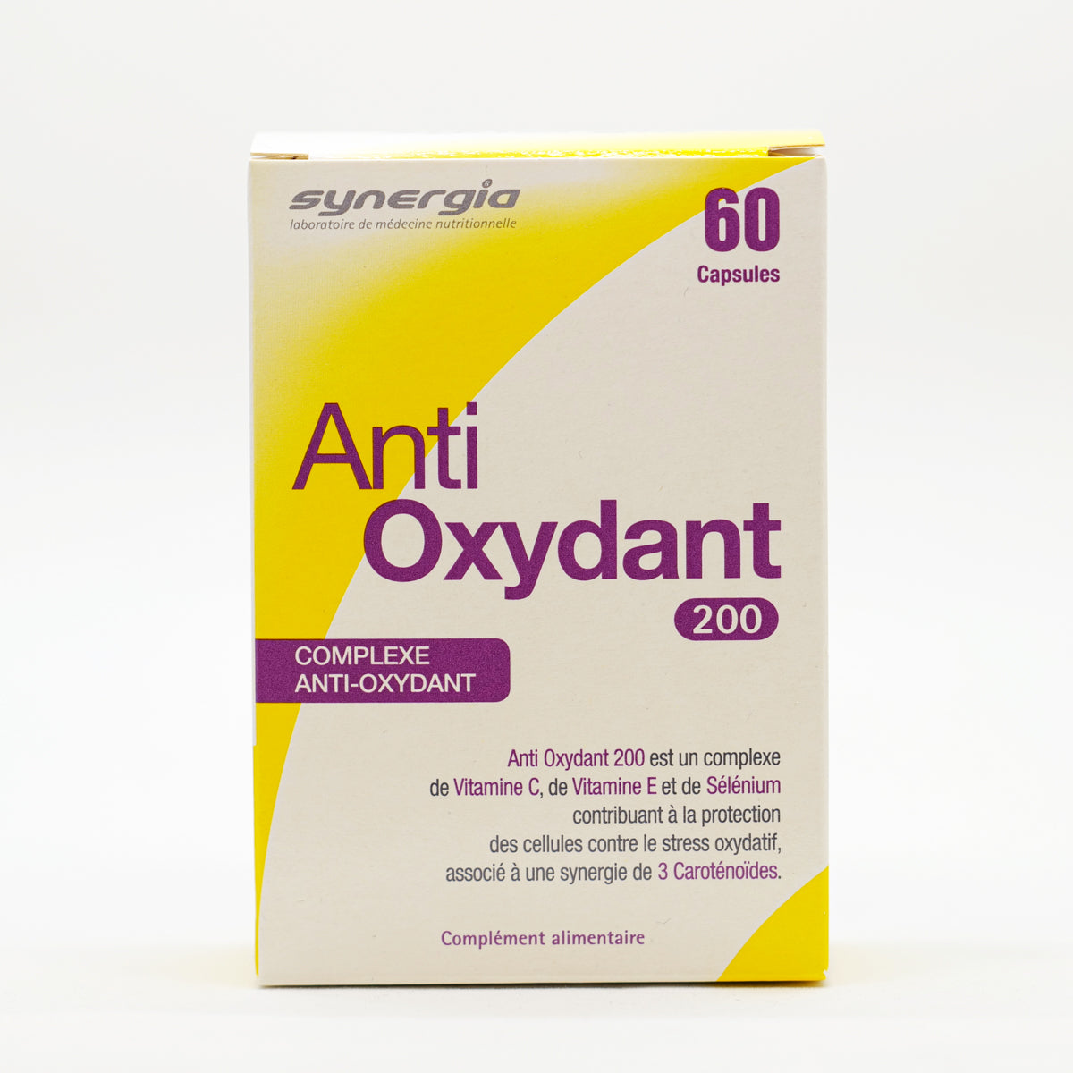 Synergia Antioxydant 200 - 60 gélules