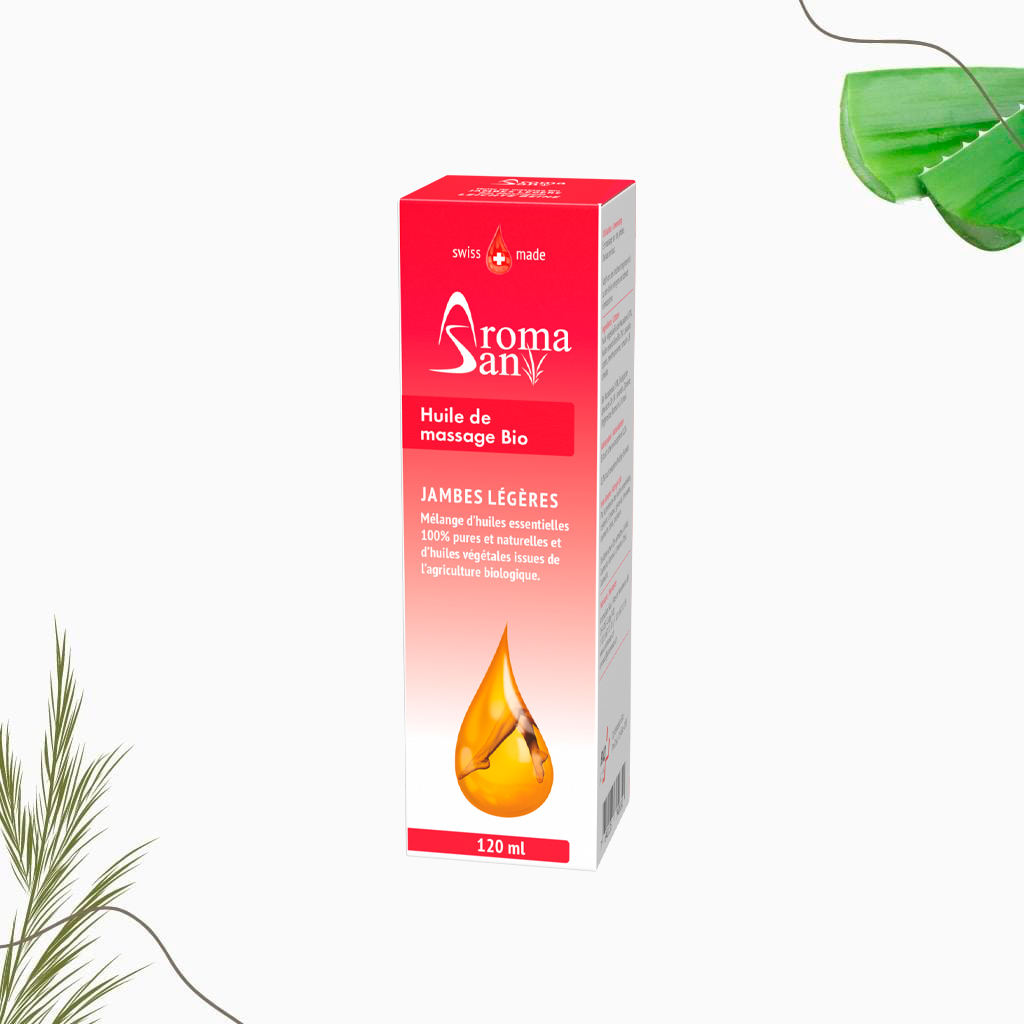 Leichtes Massageöl für die Beine