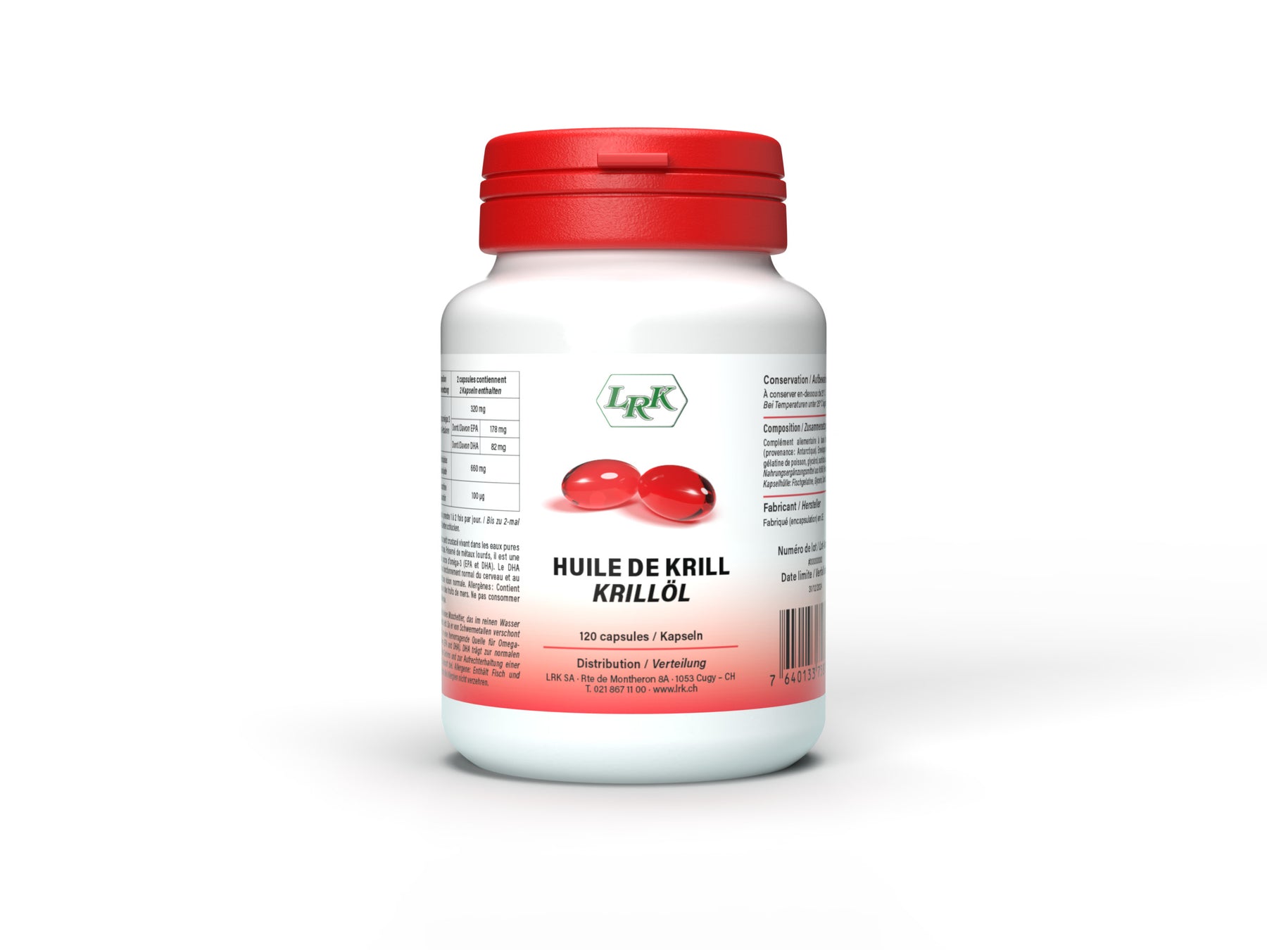 Huile de Krill LRK 120 capsules