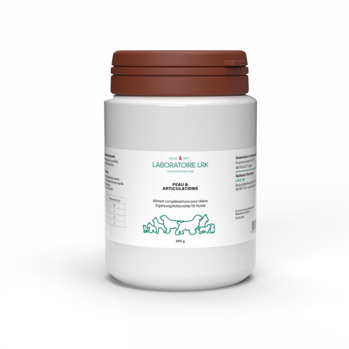 LRK Peaux et articulations pour chiens 200g