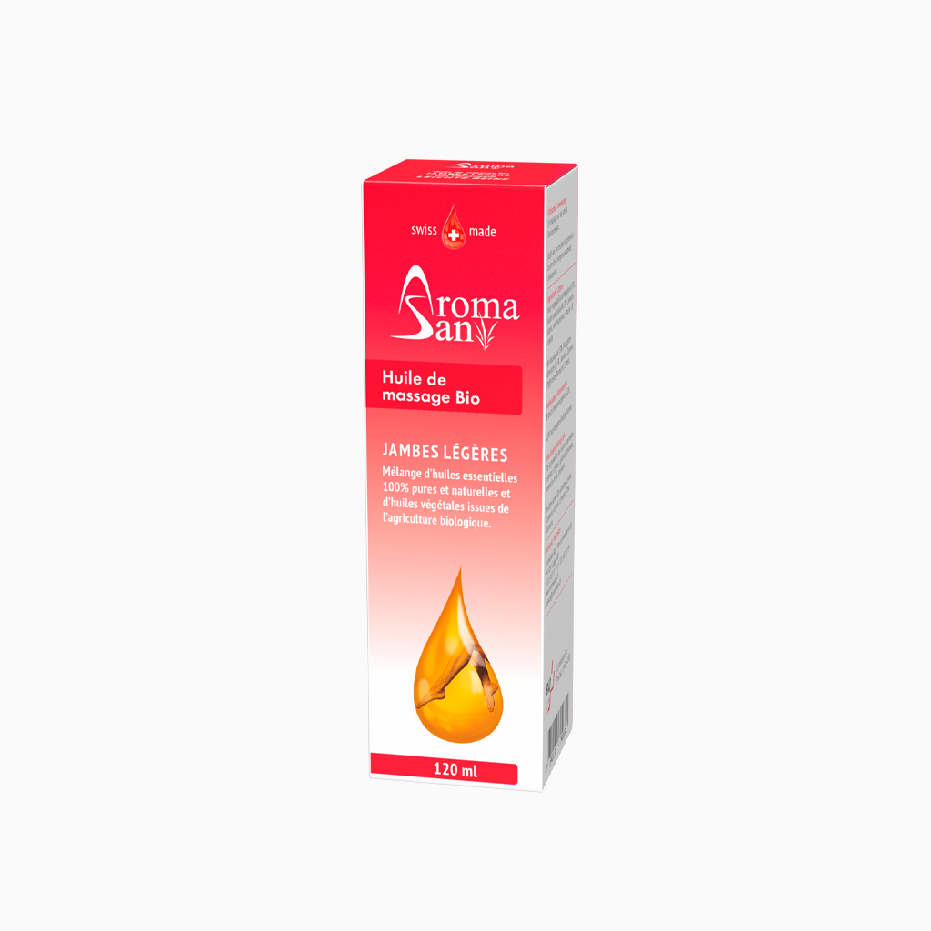 Huile de massage Jambes légères BIO