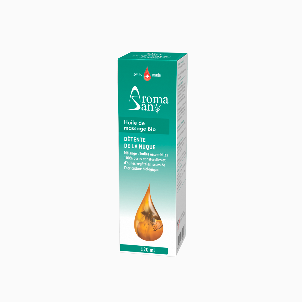 Huile de massage Détente de la nuque BIO