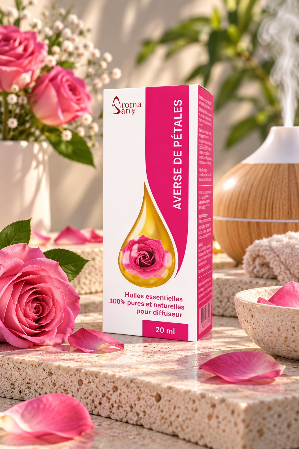 Averse de pétales, huiles essentielles pour diffuseur, 20 ml