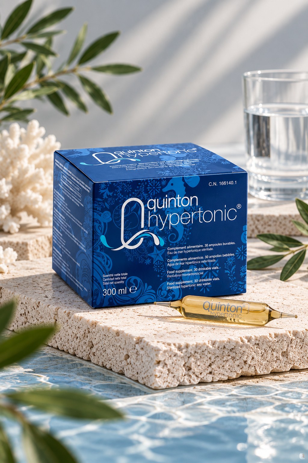 Quinton Hypertonic, 30 ampoules buvables d eau de mer